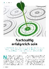 Vorschauseite 1: Nachhaltig erfolgreich sein