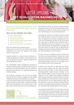 Vorschauseite 1: Guter Umgang mit schlechten Nachrichten