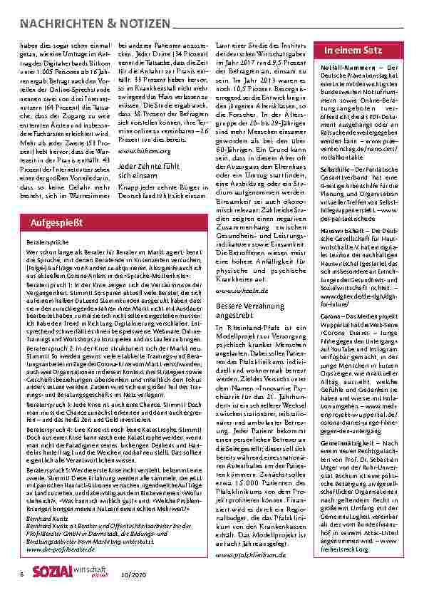 Vorschauseite 6: Versorgungsstrukturen in Balance finden