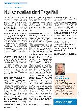 Vorschauseite 1: Nullschwellen sind Regelfall.