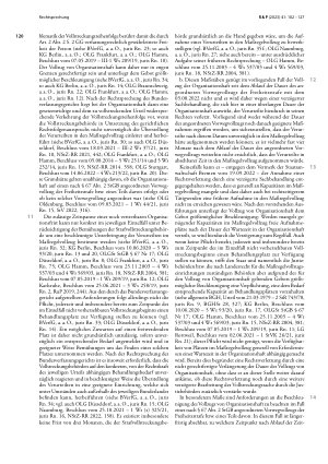 Vorschauseite 3: Maßregelanordnung; Rechtswidrigkeit der Organisationshaft