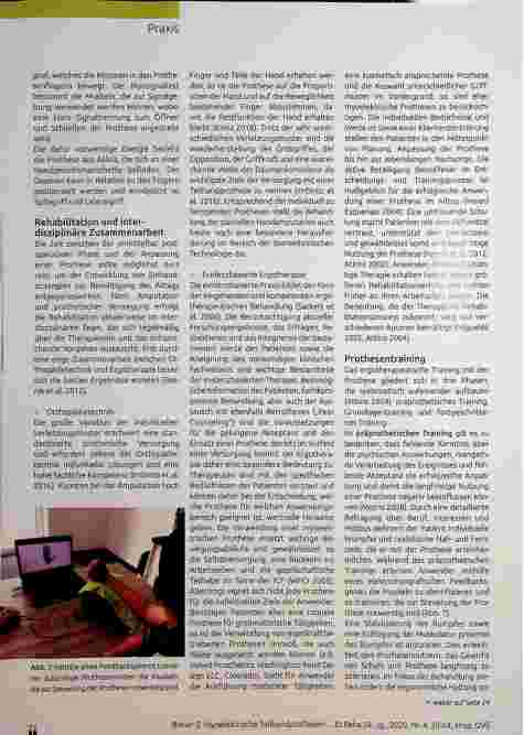 Vorschauseite 3: Verbessern nach Amputation Alltagsfunktionalität und Lebensqualität Myoelektrische Teilhandprothesen