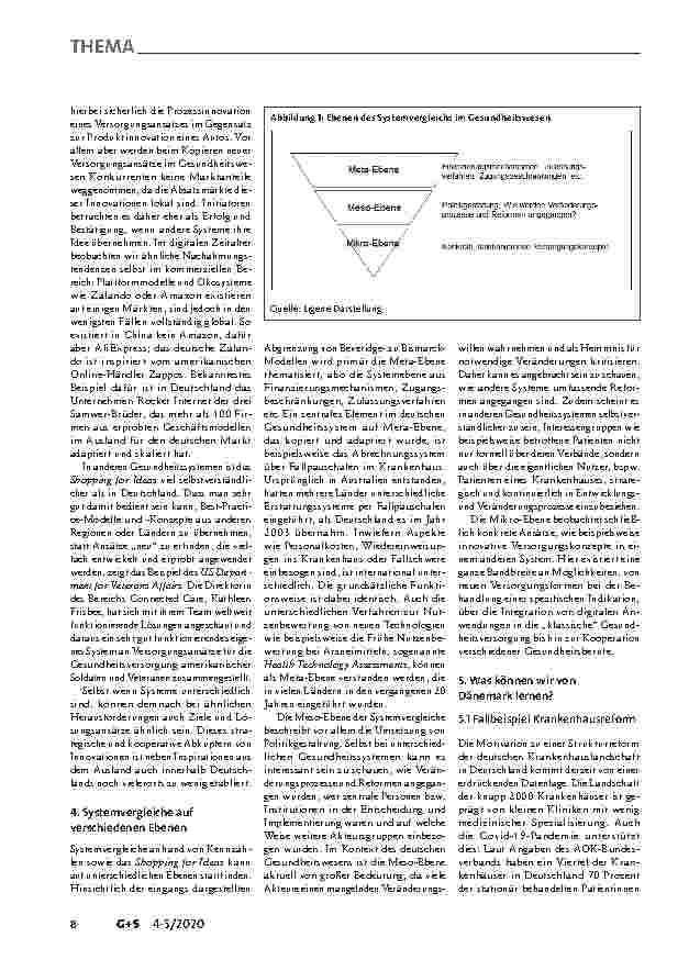 Vorschauseite 3: Krankenhausreform in Dänemark: Purer Hype oder was bringen Ländervergleiche im Gesundheitswesen?