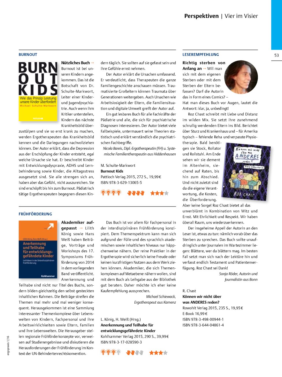 Vorschauseite 1: Burnout ? Nützliches Buch
