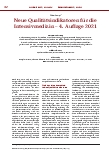 Vorschauseite 1: Neue Qualitätsindikatoren für die Intensivmedizin – 4. Auflage 2021
