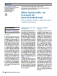 Vorschauseite 1: Offene Familientreffs – ein Instrument der Gesundheitsförderung? Eine quantitative Studie zu Besuchsmotiven und Besucherstruktur