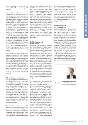 Vorschauseite 2: Auf Kurs gebracht Warum das Gesetz zur Befugniserweiterung und Entbürokratisierung in der Pflege (BEEP) ein guter erster Schritt ist