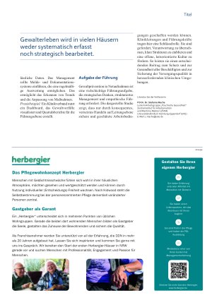 Vorschauseite 3: Gewaltprävention Die unterschätzte Chefsache