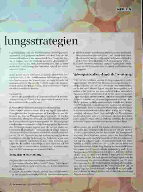 Vorschauseite 2: Sepsis: innovative Behandlungsstrategien