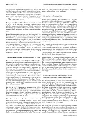 Vorschauseite 2: Wenn selbst ein Strohfeuer nur kurz aufglimmt Die Folgen der Novelle des Maßregelrechts aus 2016 im bayerischen Maßregelvollzug