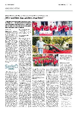 Vorschauseite 1: "Wir wollten das anders machen!"