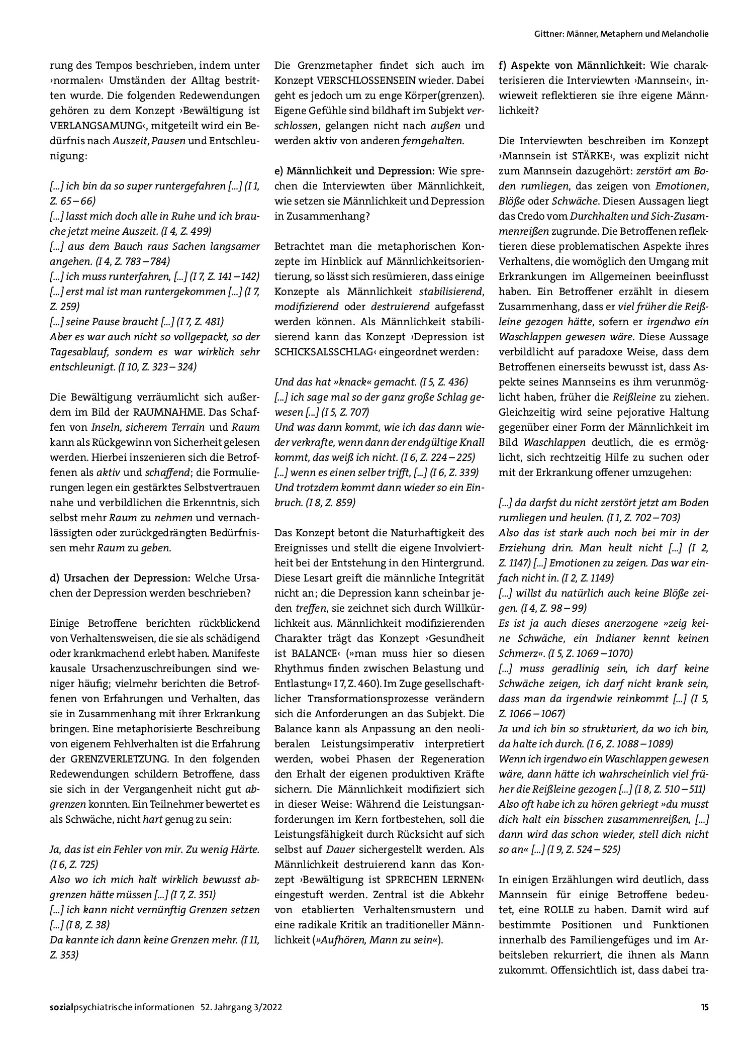 Vorschauseite 4: Männer, Metaphern und Melancholie: Sprachbilder in den Erzählungen depressiv erkrankter Männer