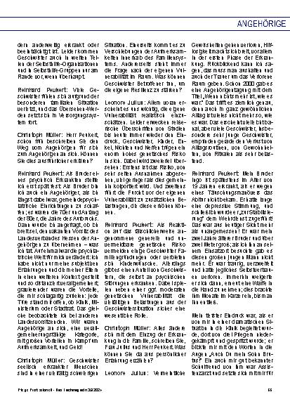 Vorschauseite 2: "Ich brauche Dich als Bruder"
