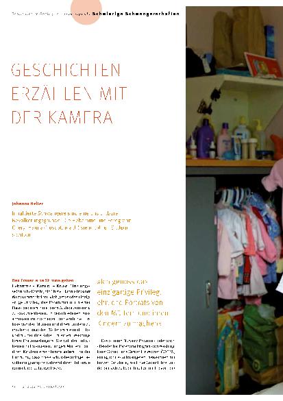 Vorschauseite 1: Geschichten erzählen mit der Kamera