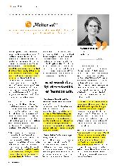 Vorschauseite 1: "Weiter so!"