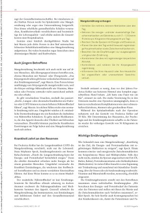 Vorschauseite 2: Mangelernährung – häufiger als angenommen