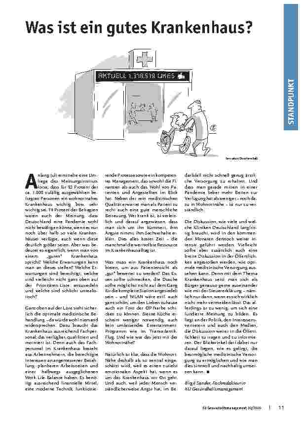 Vorschauseite 1: Was ist ein gutes Krankenhaus?
