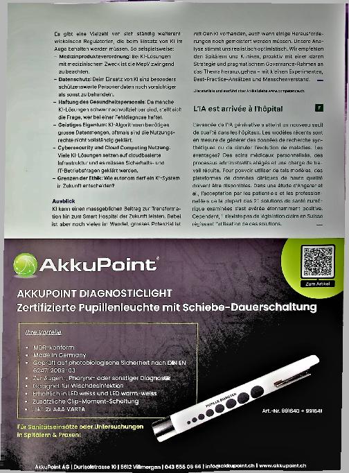 Vorschauseite 2: Kl ist im Spital angekommen, um für immer zu bleiben.