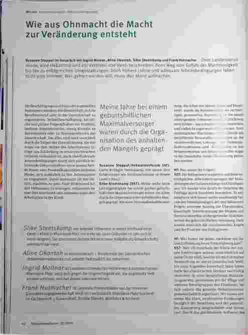 Vorschauseite 1: Wie aus Ohnmacht die Macht zur Veränderung entsteht