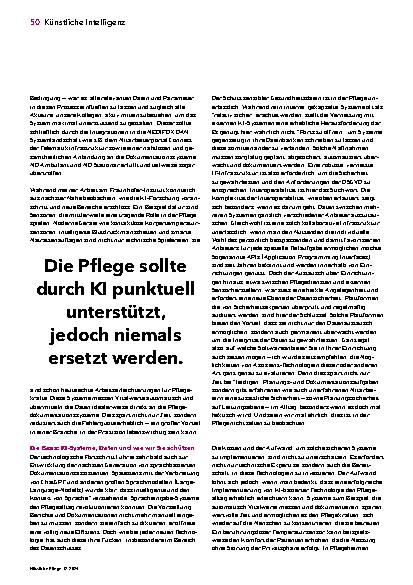 Vorschauseite 3: Leben zwischen Technik und Menschlichkeit