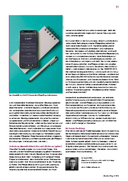 Vorschauseite 4: Leben zwischen Technik und Menschlichkeit
