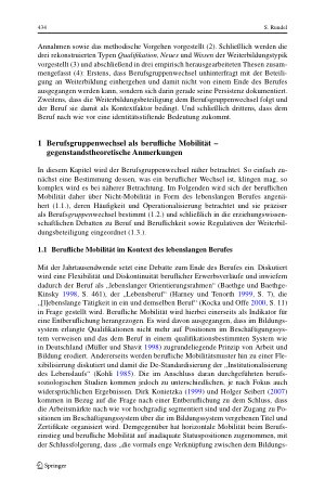 Vorschauseite 4: „Ja ich komm langsam wieder dahin wo ich war mit achtzehn“ – Zur Bedeutung von Weiterbildung bei Berufsgruppenwechseln im Alter 50+