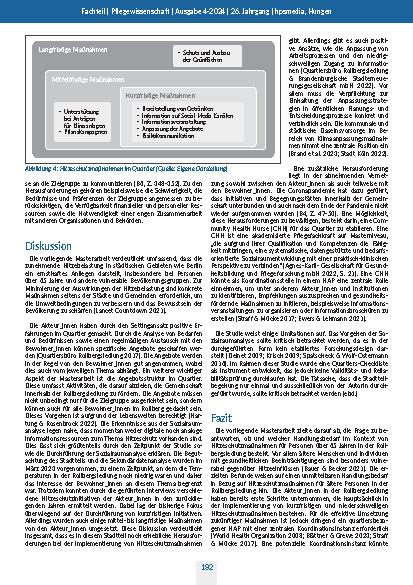 Vorschauseite 4: Klimaerhitzung und gesundheitsförderliche Lebenswelten für Menschen über 65 Jahre in der Rollbergsiedlung Berlin