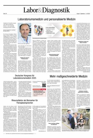 Vorschauseite 1: Labor&Diagnostik