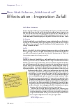 Vorschauseite 1: New-Work-Kolumne „Schichtwechsel“ Effectuation – Inspiration Zufall