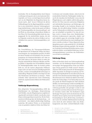 Vorschauseite 5: Aktives Tun, strafbares Unterlassen und die Grenze zwischen echten und unechten Unterlassungsdelikten