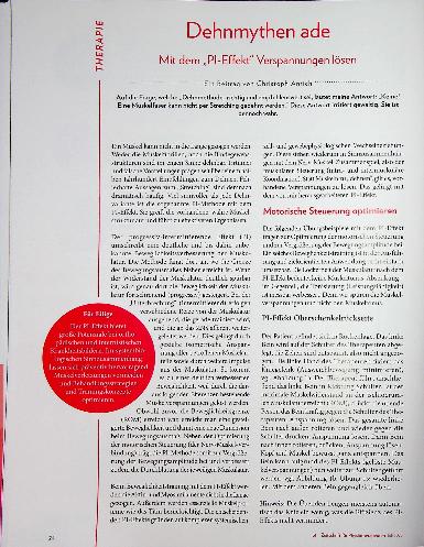 Vorschauseite 1: Dehnmythen Mit dem „Pl-Effekt“ Verspannungen lösen