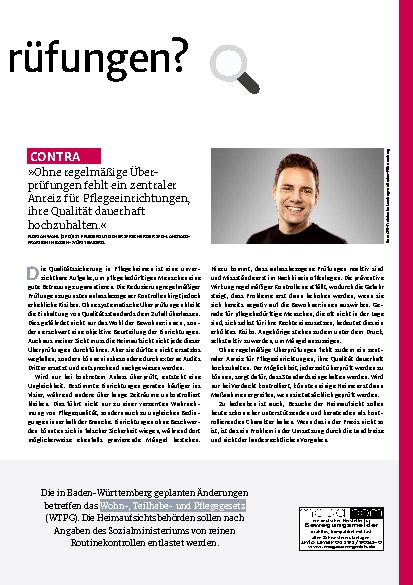 Vorschauseite 2: Weniger Regelprüfungen?