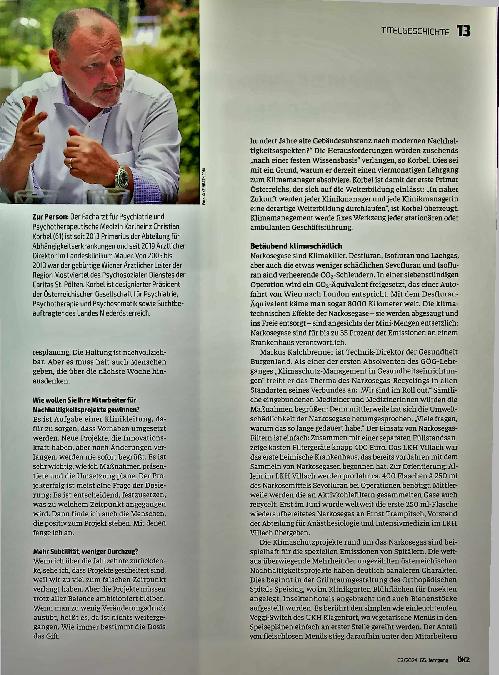 Vorschauseite 4: So wird Ihre Klinik klimaneutral.