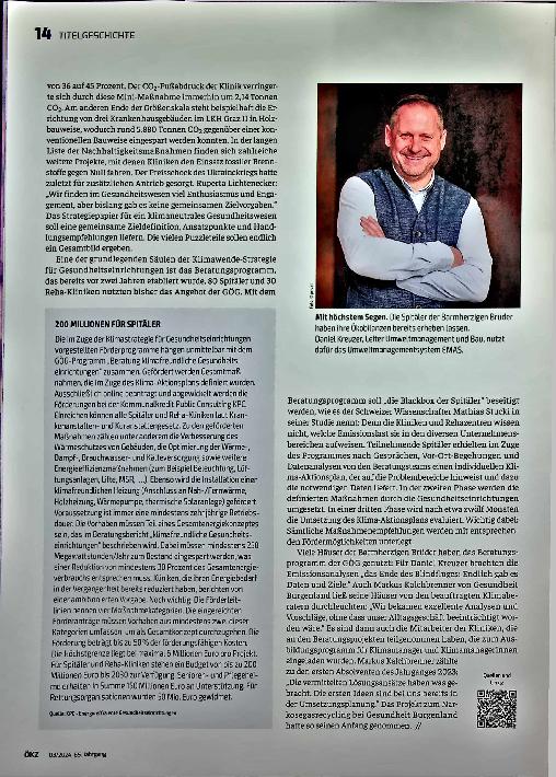Vorschauseite 5: So wird Ihre Klinik klimaneutral.