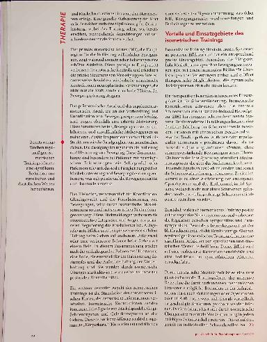 Vorschauseite 2: Kraft unter Daueranspannung Isometrisches Krafttraining als therapeutisches Tool