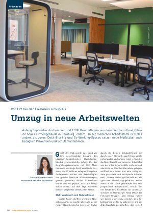Vorschauseite 1: Vor Ort bei der Fielmann Group AG Umzug in neue Arbeitswelten