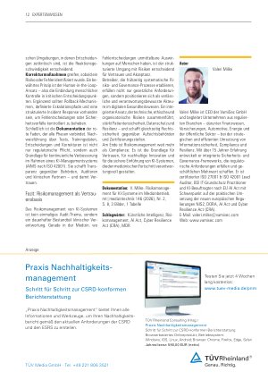 Vorschauseite 5: Risikomanagement für KI-Systeme im Medizinbetrieb