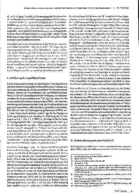 Vorschauseite 3: Entwurf des Verbandssanktionengesetzes - Implikationen für das Gesundheitswesen