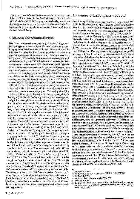 Vorschauseite 4: Entwurf des Verbandssanktionengesetzes - Implikationen für das Gesundheitswesen