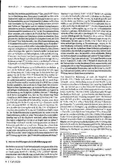 Vorschauseite 6: Entwurf des Verbandssanktionengesetzes - Implikationen für das Gesundheitswesen