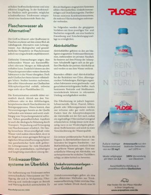 Vorschauseite 2: Kristallklar? Filtersysteme für Trinkwasser im Vergleich