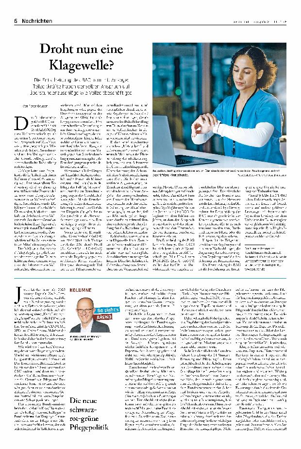 Vorschauseite 1: Droht nun eine Klagewelle?