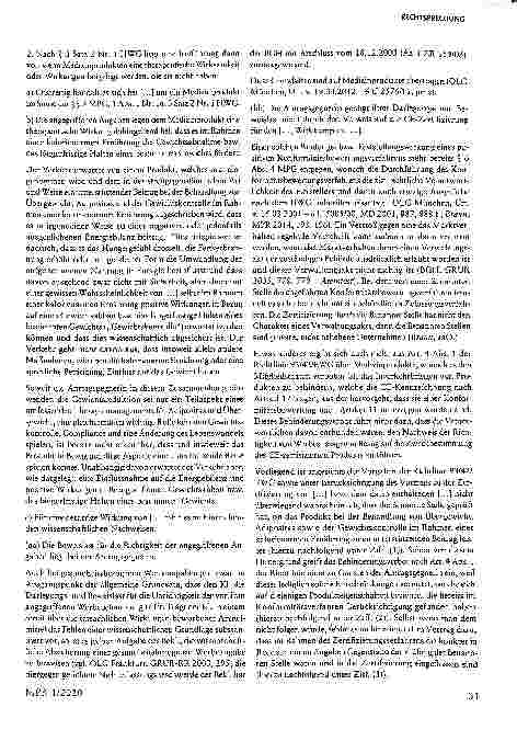Vorschauseite 4: Bedeutung der CE-Zertifizierung im Wettbewerbsprozess §§ 1, 3, 17 HWG, §§ 3, 6, 18, 37 MPG, §§ 3, 3a, 8, 12 UWG, Art. 1, 4, 8, 11, 13, 17, 18, Anh. I, II RL 93/42/EWG
