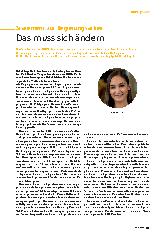 Vorschauseite 1: Statement zur Regierungsarbeit: Das muss sich ändern.