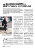 Vorschauseite 1: Angehende Hebammen hinterfragen Ihre Haltung