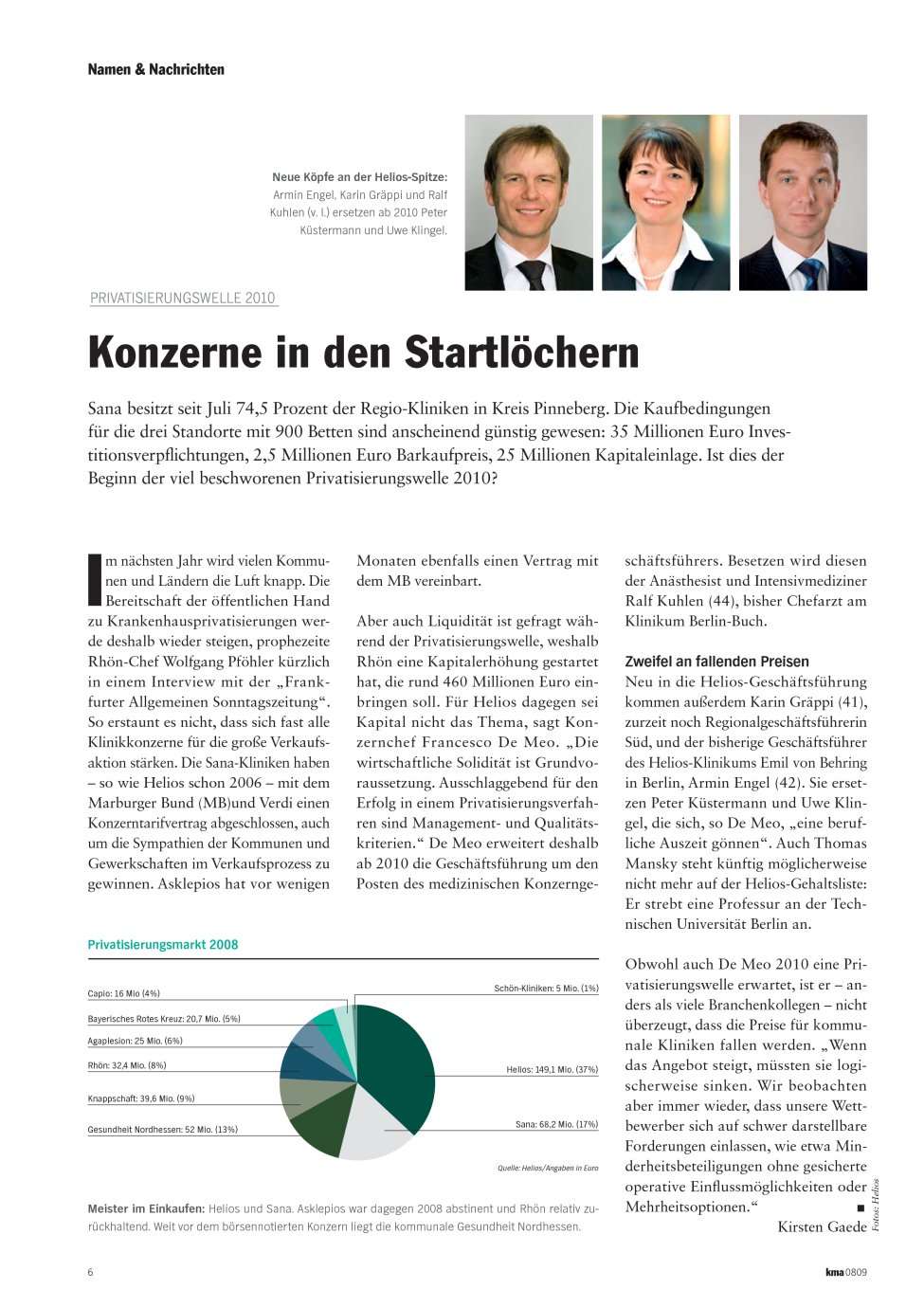 Vorschauseite 1: Konzerne in den Startlöchern