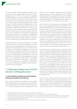Vorschauseite 2: Empfehlungen des Deutschen Vereins für eine integrierte Senior*innenpolitik: Vernetzung von Altenhilfeund Pflegestrukturen vor Ort