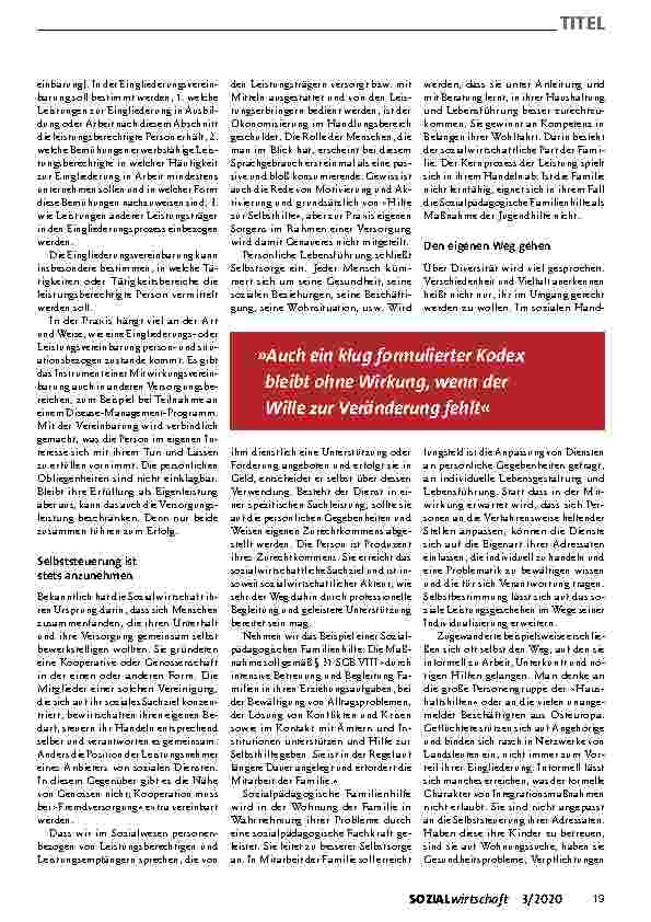 Vorschauseite 2: Verbindlichkeiten bei sozialer Versorgung