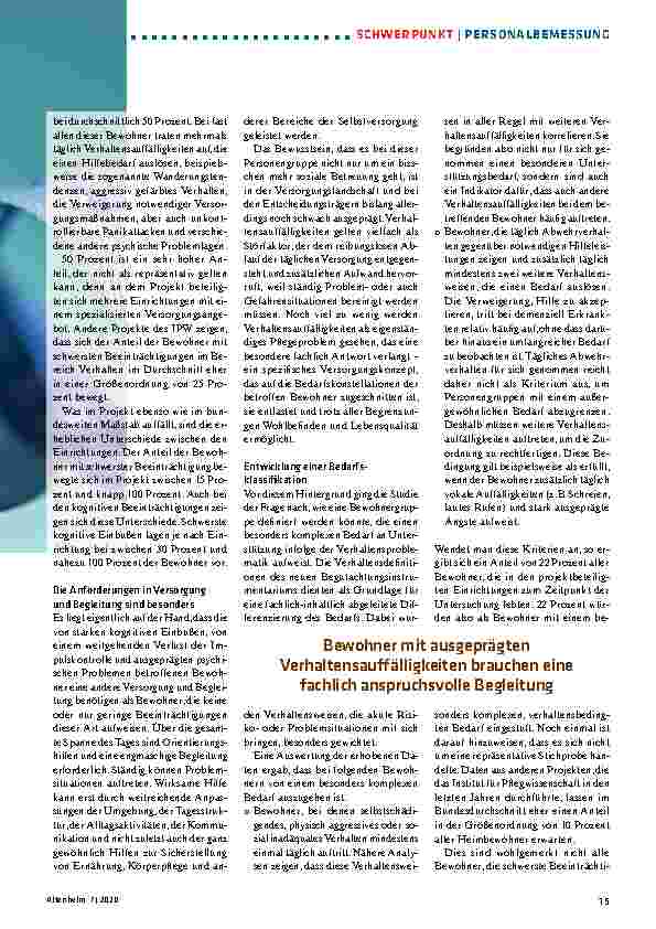 Vorschauseite 2: Unterschätzter Bedarf