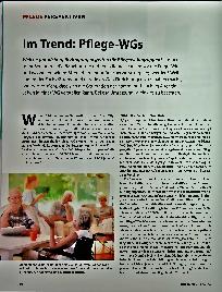 Vorschauseite 1: Im Trend: Pflege-WGs